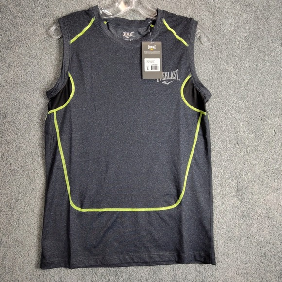 Everlast Other - Everlast Compression Tank Top Sleeveless Athletic Training Gym Charcoal L
